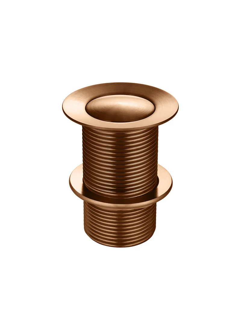 Basin Pop Up Waste 32mm - No Overflow / Unslotted -  Lustre Bronze - Image 4