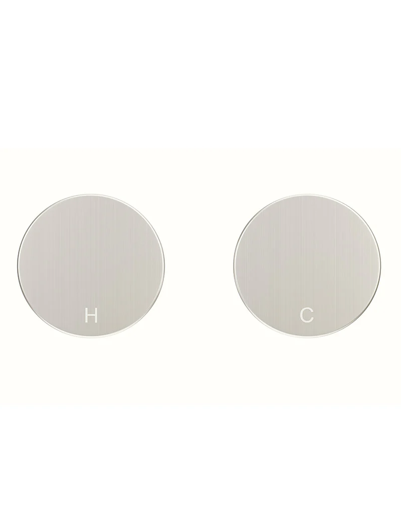 Circular Wall Taps - PVD Brushed Nickel - Image 2