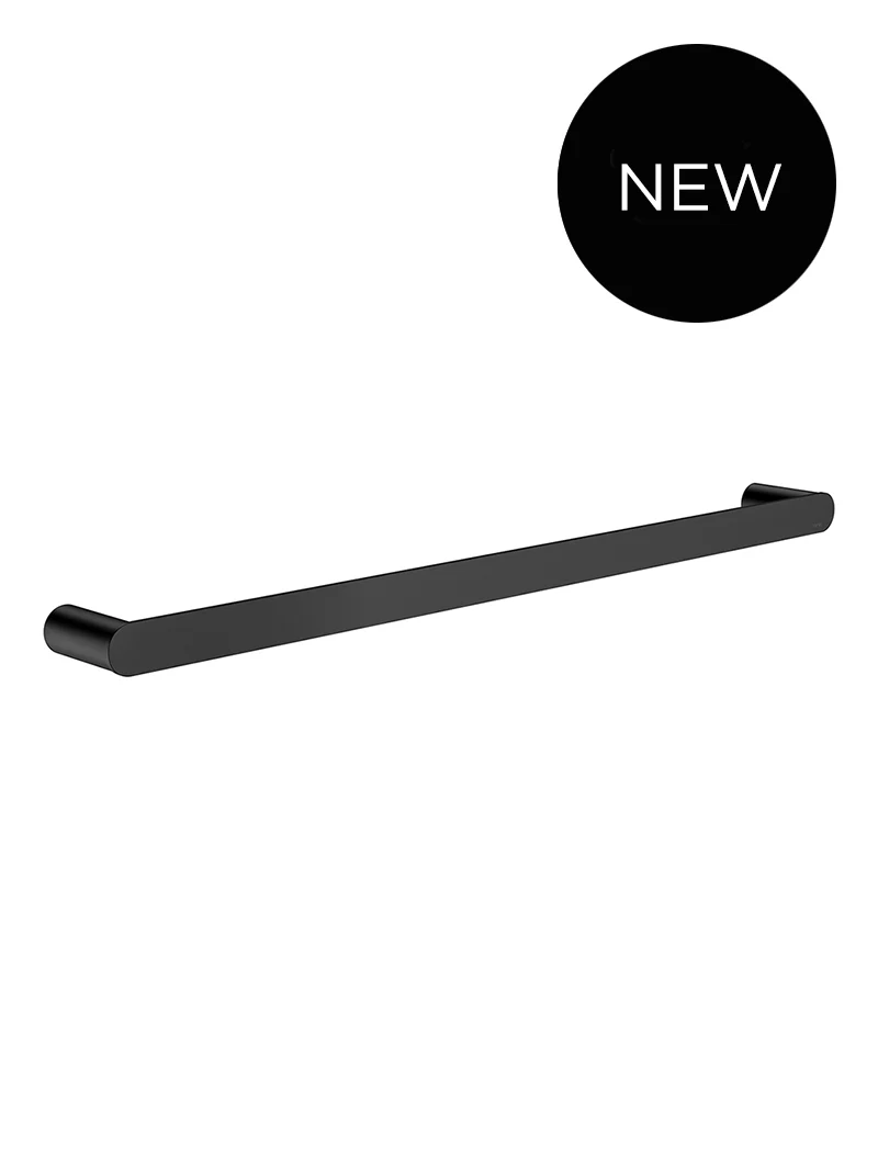 Curvaé Single Towel Rail 600mm - Matte Black - Image 4