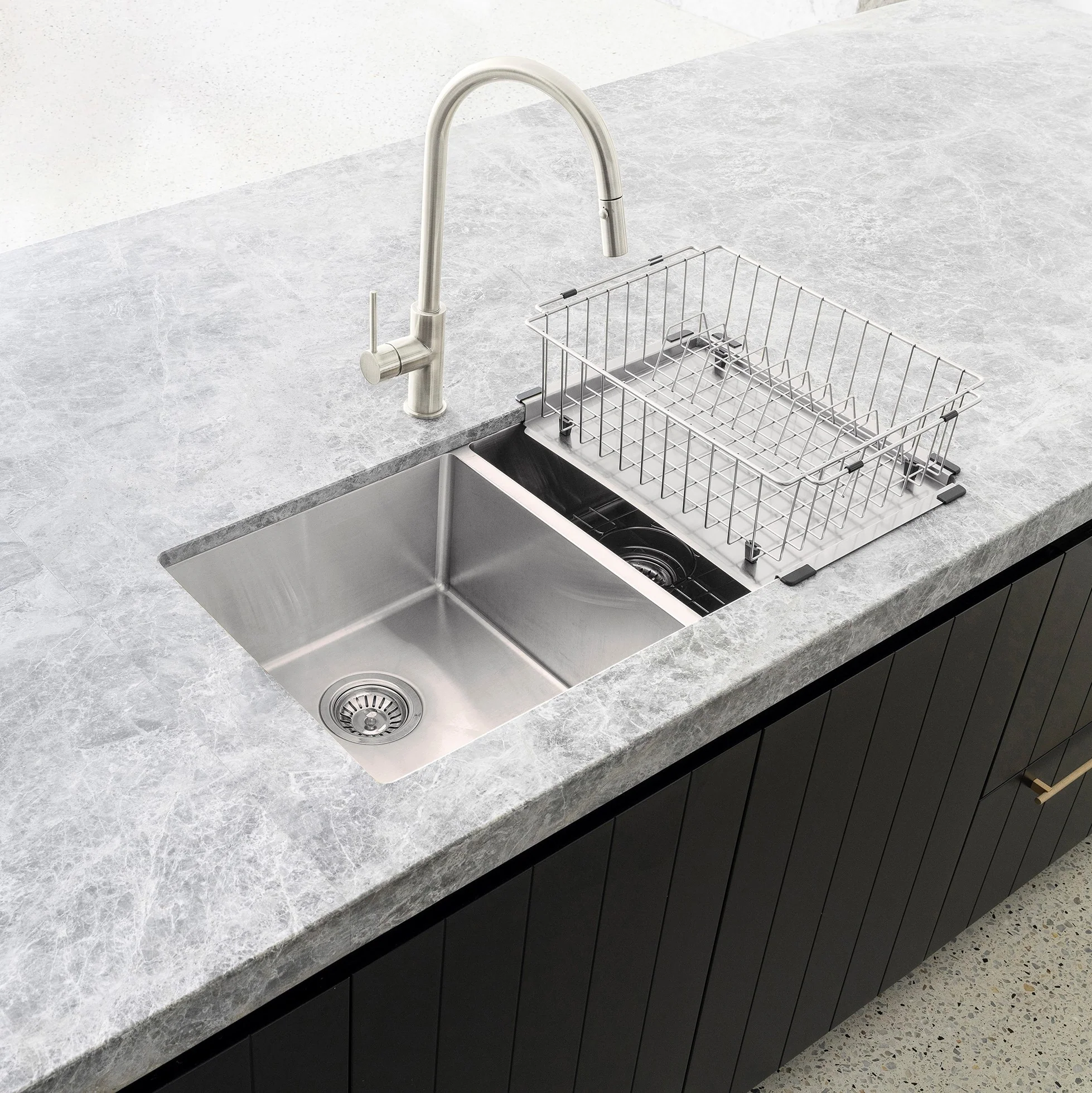 Lavello Dish Rack - PVD Brushed Nickel - Image 4