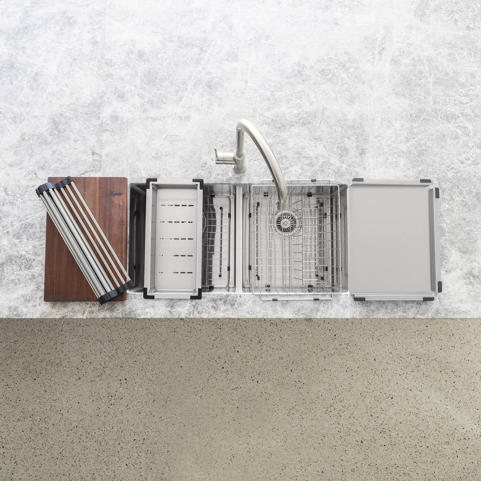 Lavello Dish Rack - PVD Brushed Nickel - Image 6