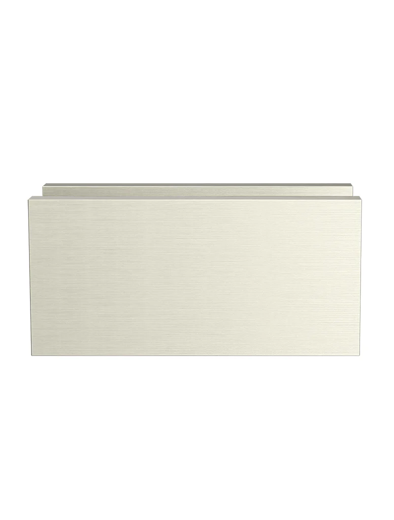 Glass Fixing U Bracket - PVD Brushed Nickel - Image 2