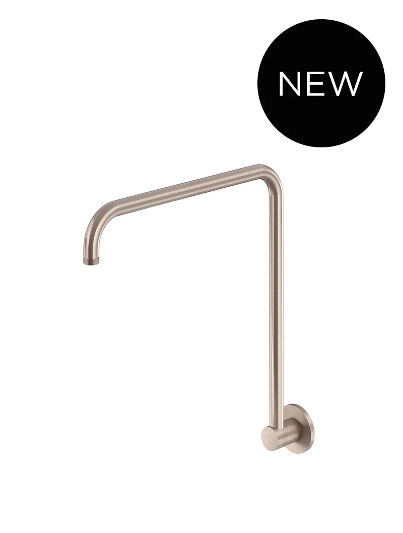 High Rise Shower Arm - Champagne