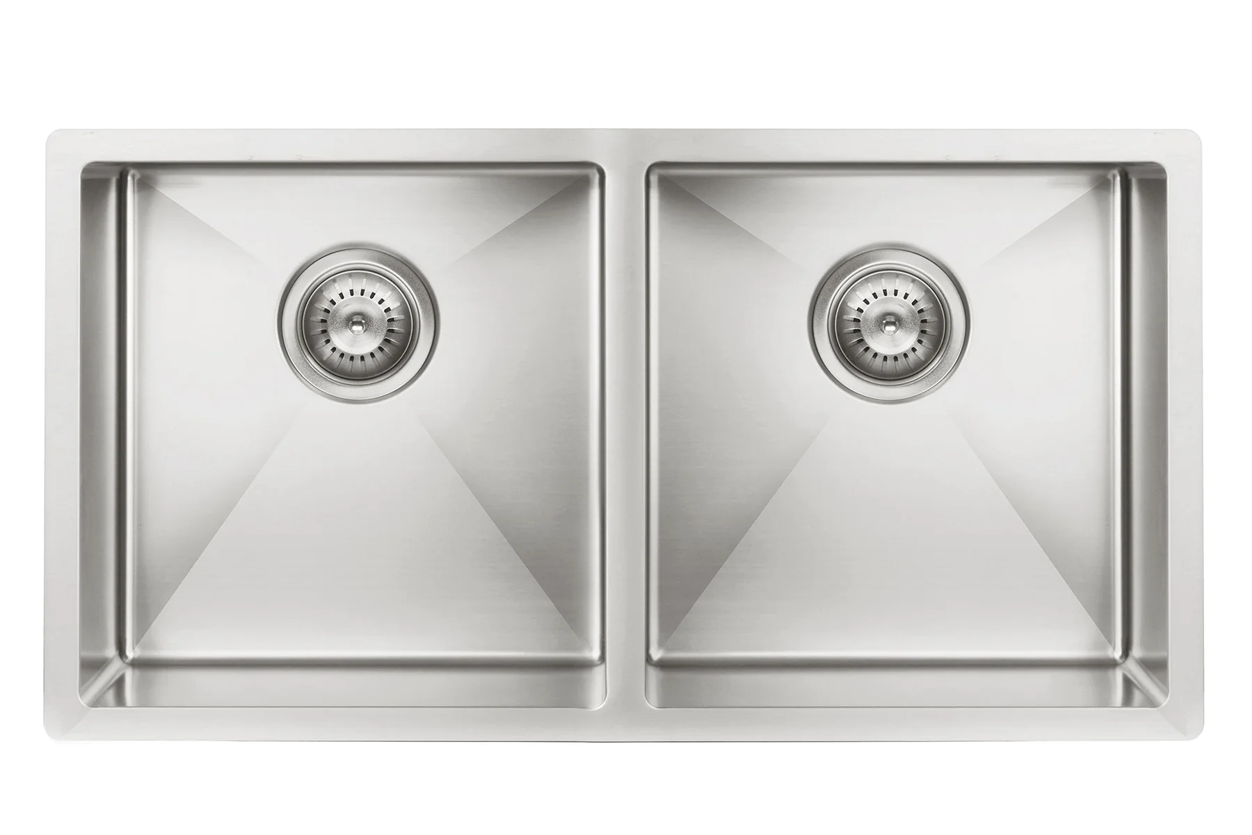 Kitchen Sink - Double Bowl 860 x 440 - PVD Brushed Nickel - Image 7