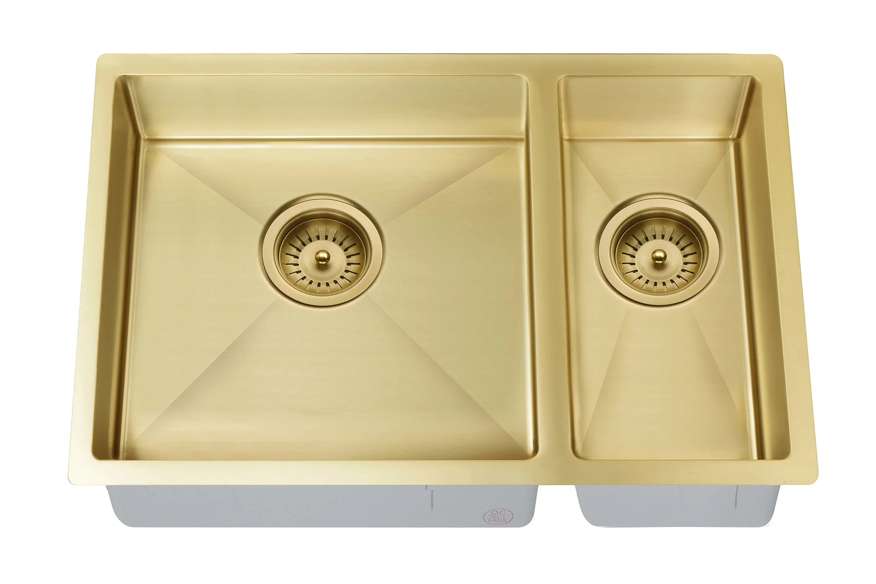 Lavello Kitchen Sink - One and Half Bowl 670 x 440 - Tiger Bronze - Image 6