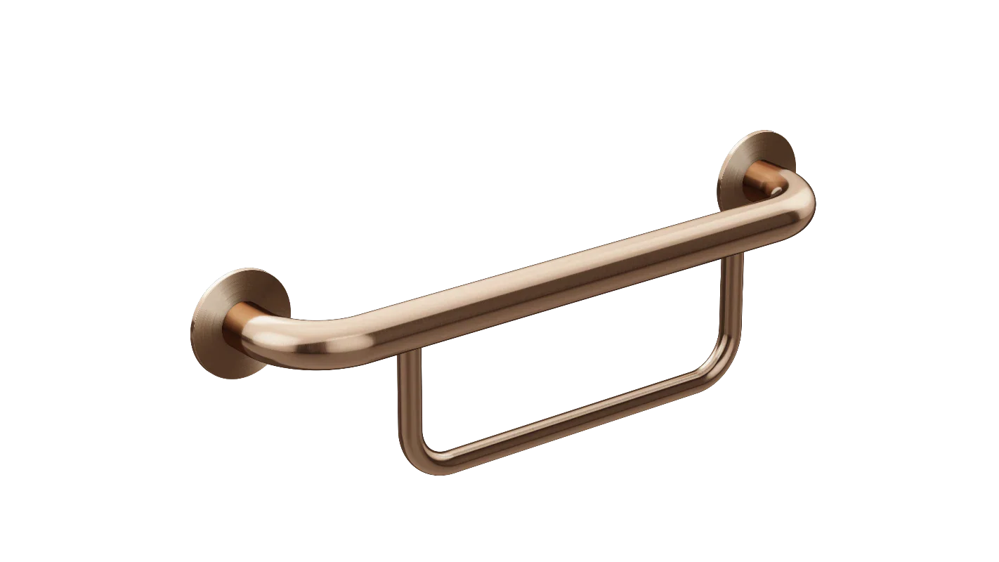 Meir Mobility Hand Towel Rail - Lustre Bronze