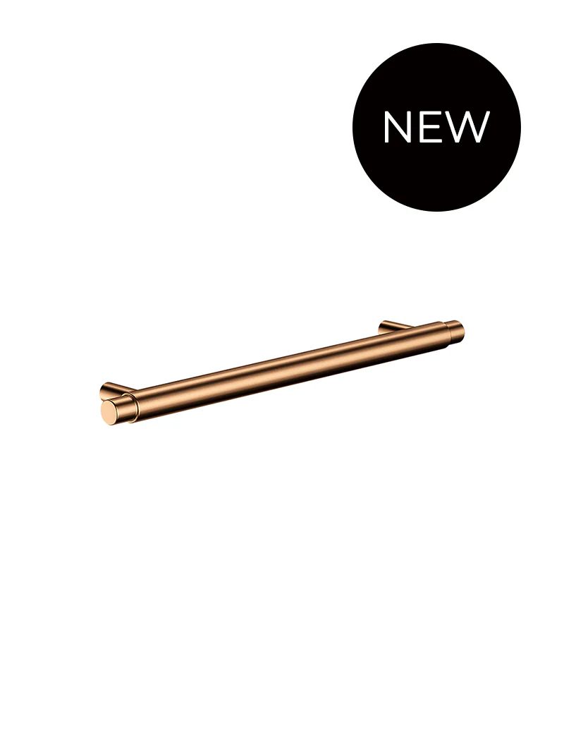 Öppen Round Pull 200mm Cabinet Handle (Brushed) - Lustre Bronze