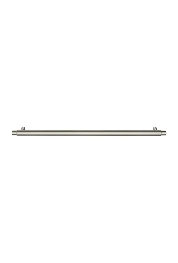 Öppen Round Pull 328mm Cabinet Handle (Linear Knurled) - PVD Brushed Nickel - Image 3