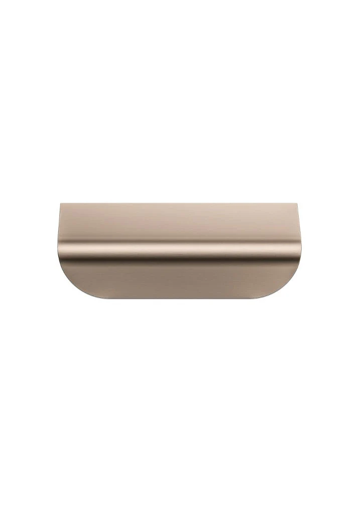 Öppen Edge-Pull 75mm Cabinet Handle (Brushed) - PVD Champagne - Image 3