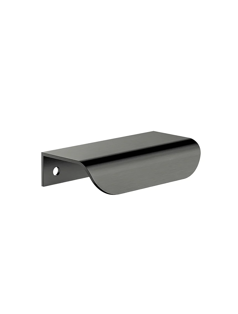 Öppen Edge-Pull 75mm Cabinet Handle (Brushed) - Shadow Gunmetal - Image 5