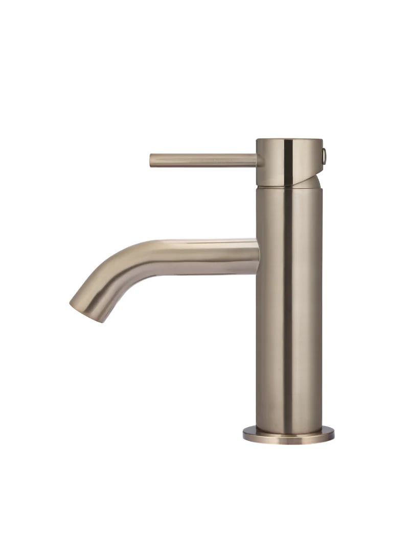 Piccola Basin Mixer Tap - Champagne - Image 2