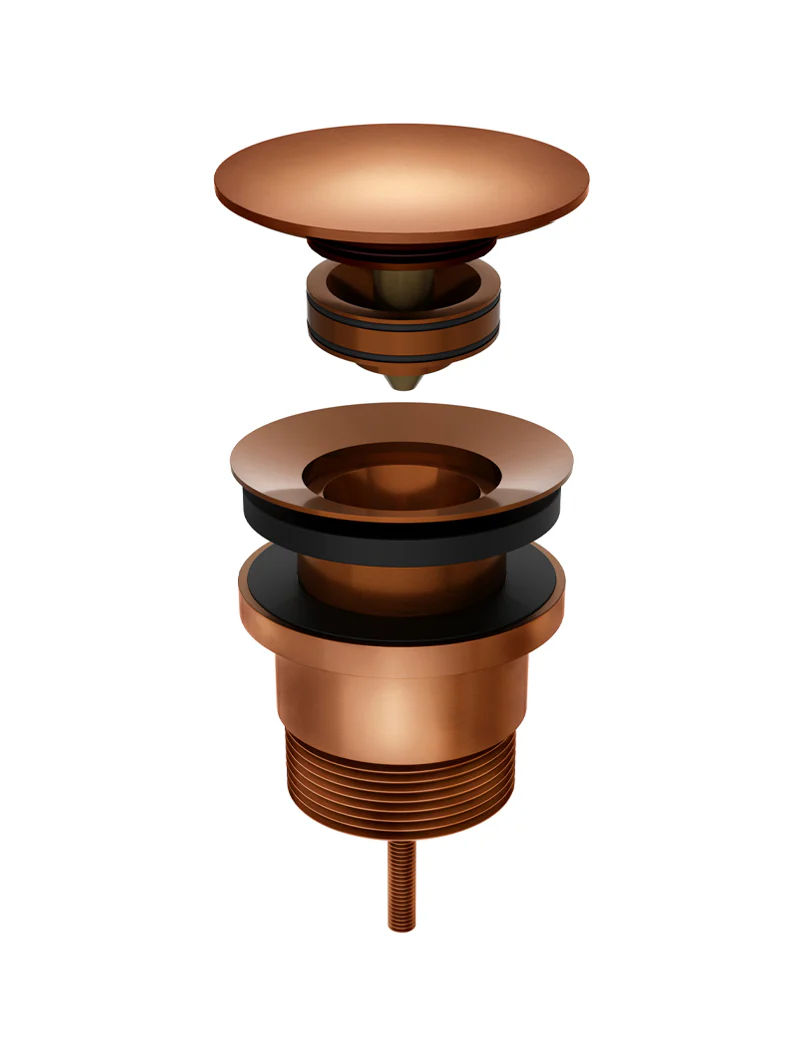Universal all-in-one Pop Up Waste - Basin & Bath - Lustre Bronze - Image 4