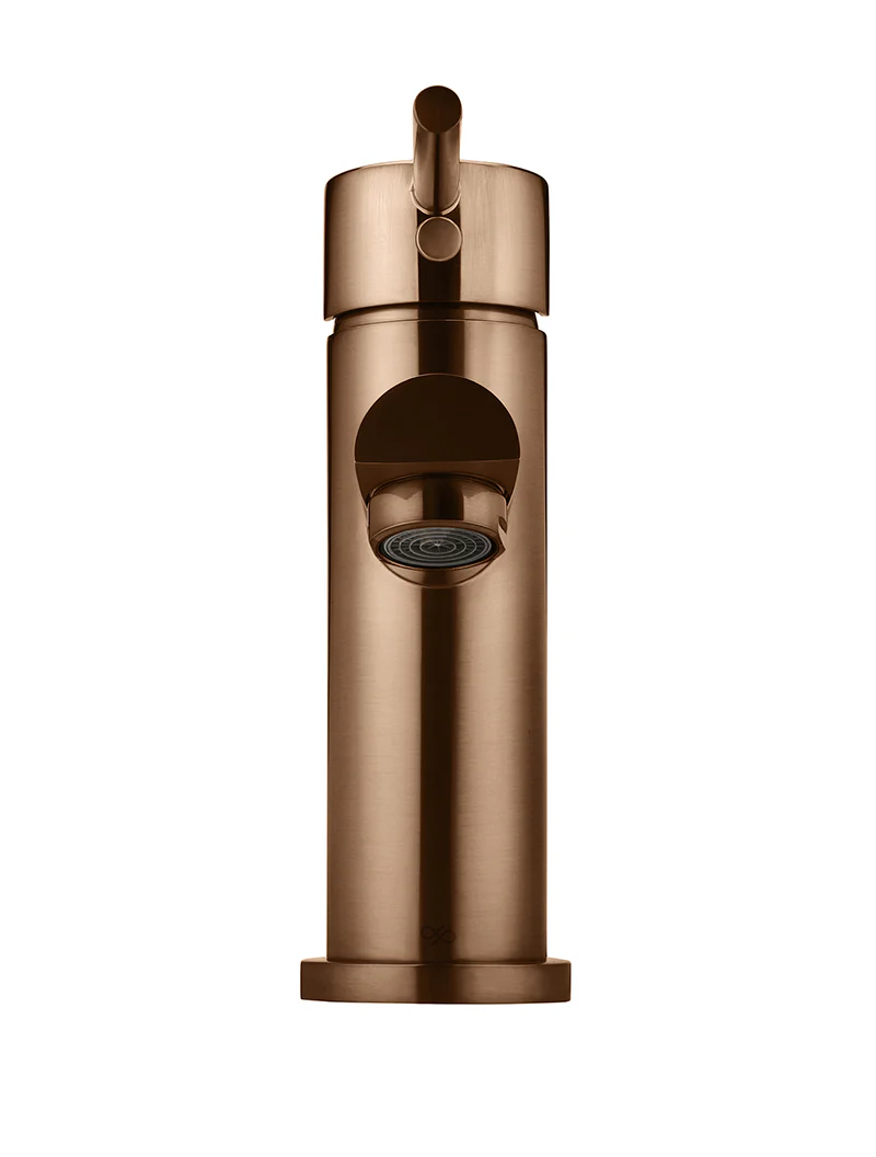 Round Basin Mixer - Lustre Bronze - Image 6
