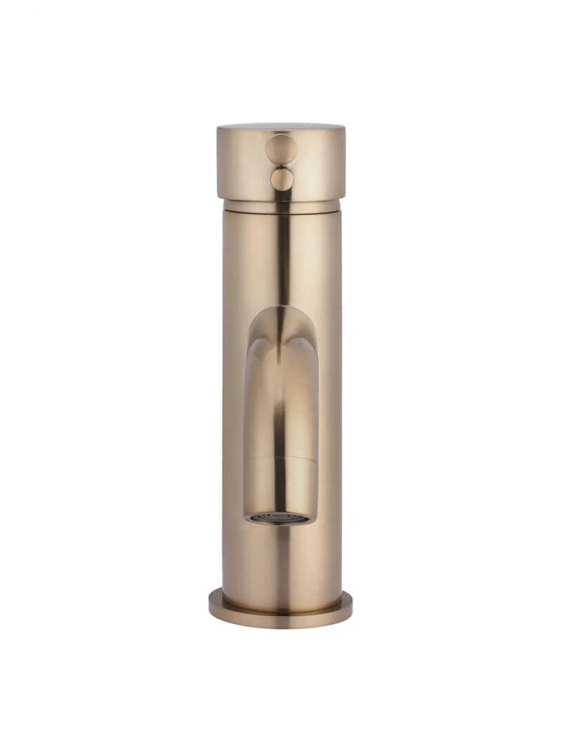 Round Basin Mixer Curved - Champagne - Image 6