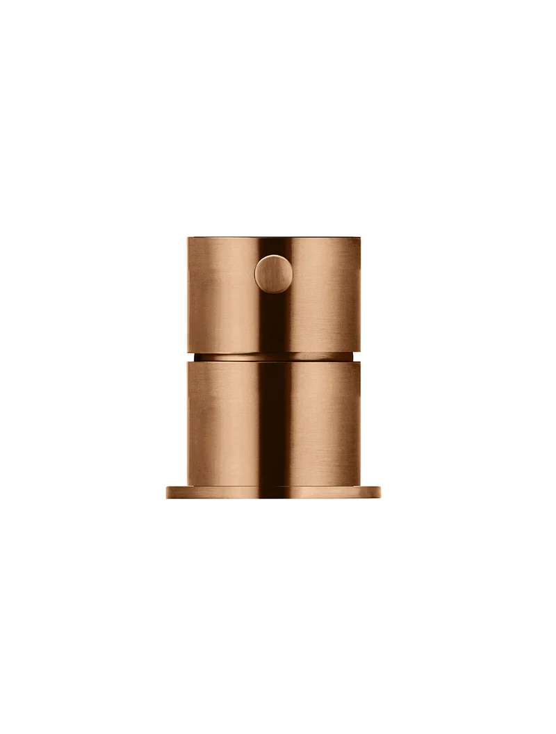 Round Deck Mounted Mixer - Lustre Bronze - Image 6