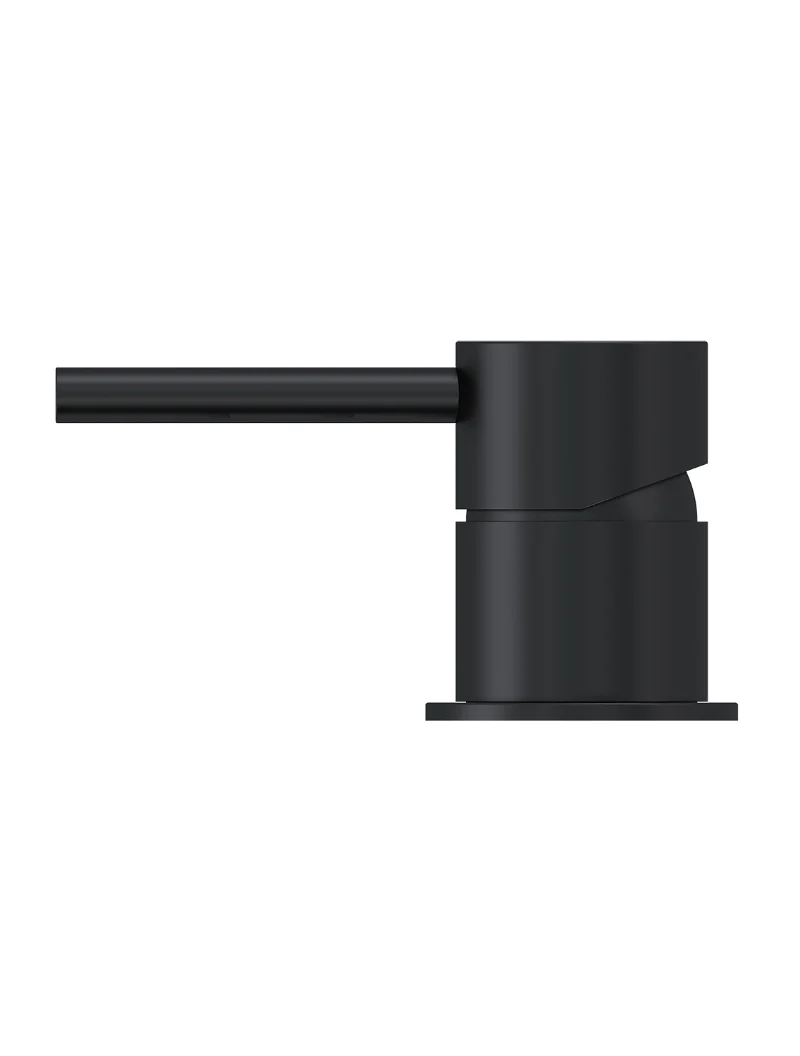 Round Deck Mounted Mixer - Matte Black - Image 2