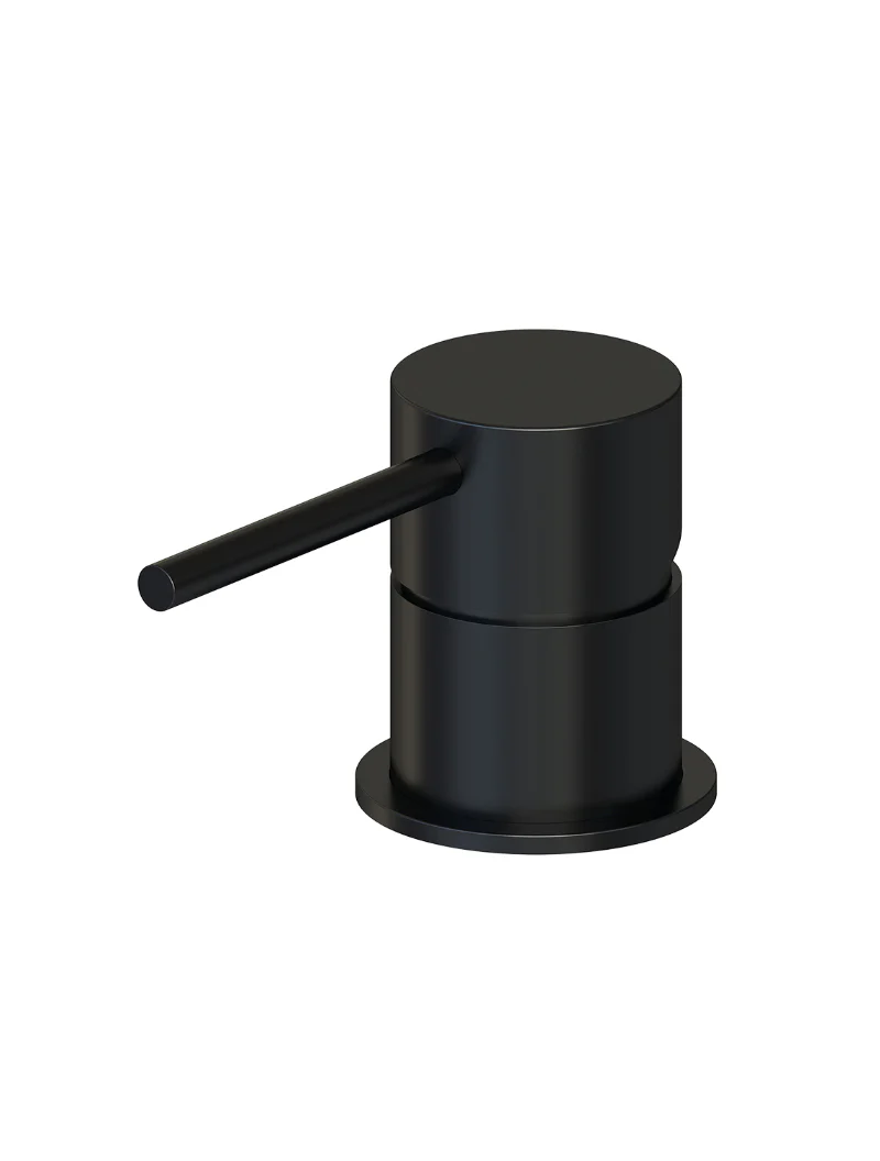 Round Deck Mounted Mixer - Matte Black - Image 4