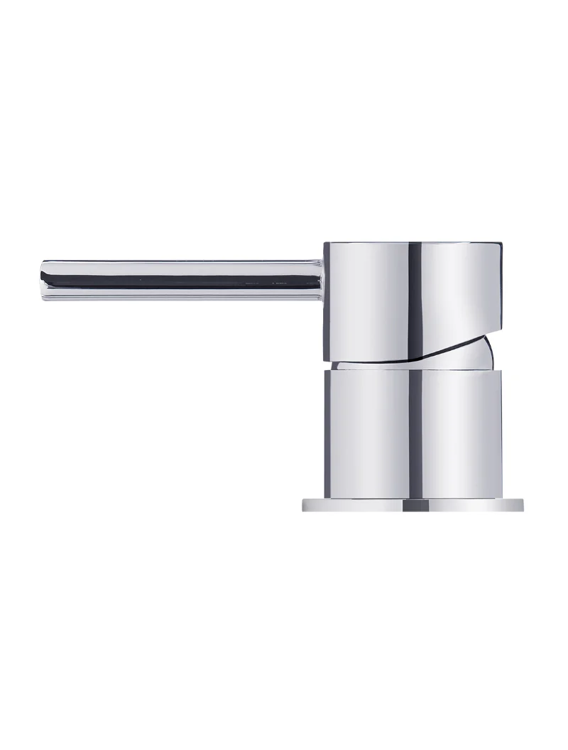 Round Deck Mounted Mixer - Polished Chrome - Image 2