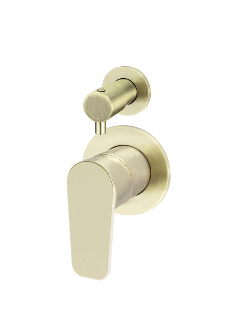 Round Diverter Mixer Paddle Handle Trim Kit (In-wall Body Not Included) - PVD Tiger Bronze - Image 4