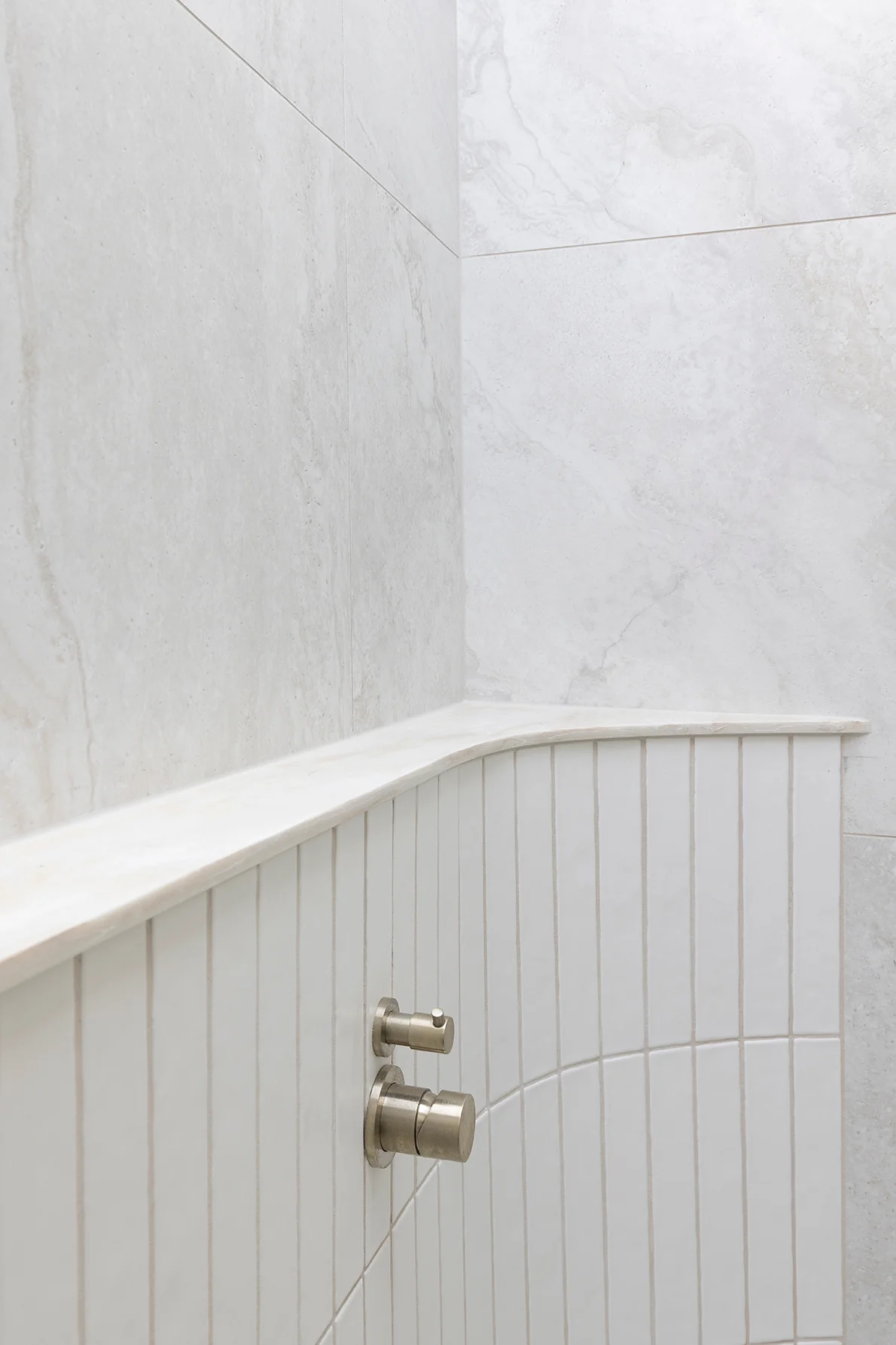 Round Diverter Mixer Pinless Handle Trim Kit (In-wall Body Not Included) - PVD Brushed Nickel - Image 5
