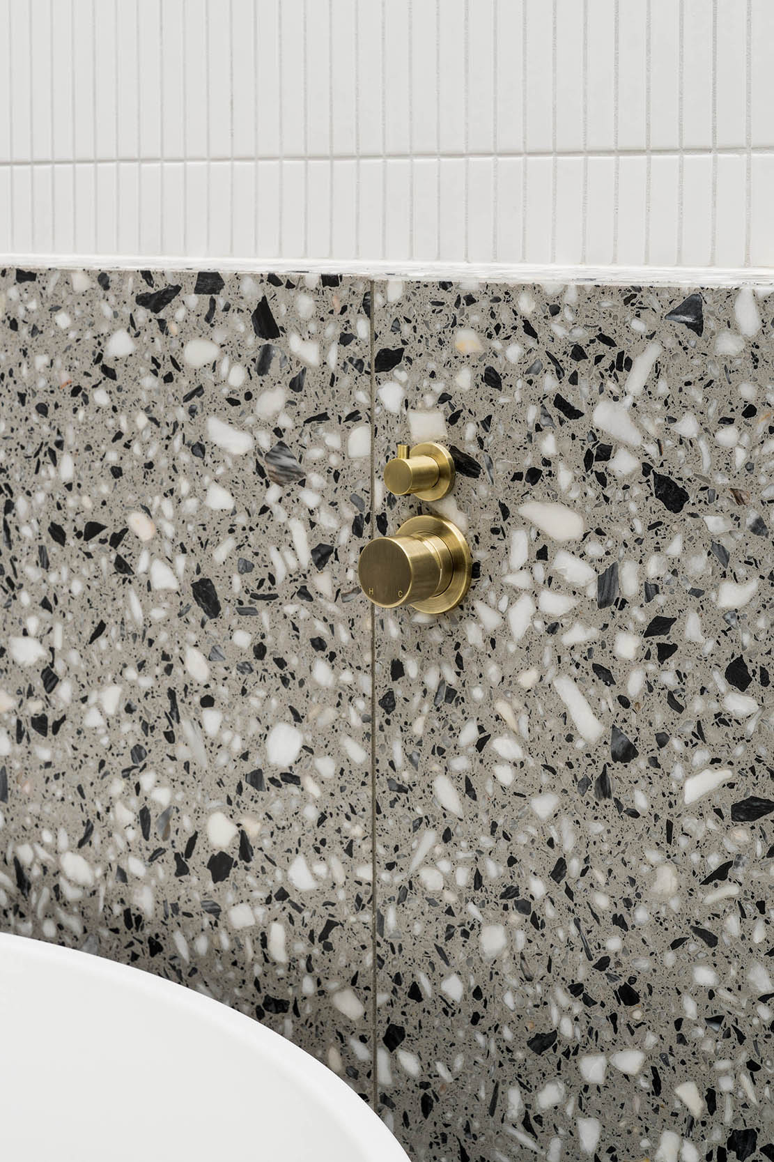 Round Diverter Mixer Pinless Handle Trim Kit (In-wall Body Not Included) - PVD Tiger Bronze - Image 3