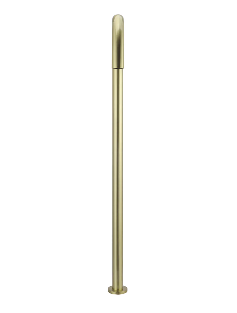 Round Freestanding Bath Spout - PVD Tiger Bronze - Image 3
