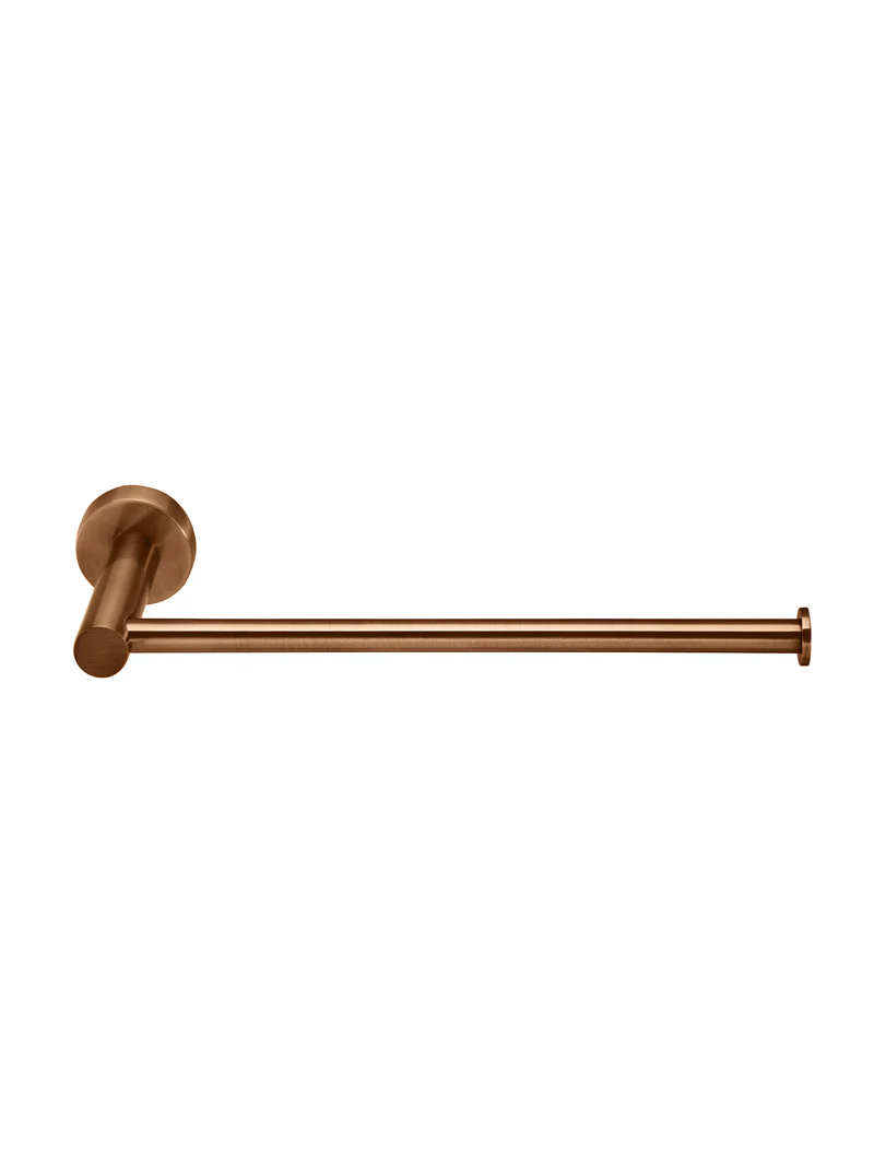 Round Guest Towel Rail - Lustre Bronze - Image 4