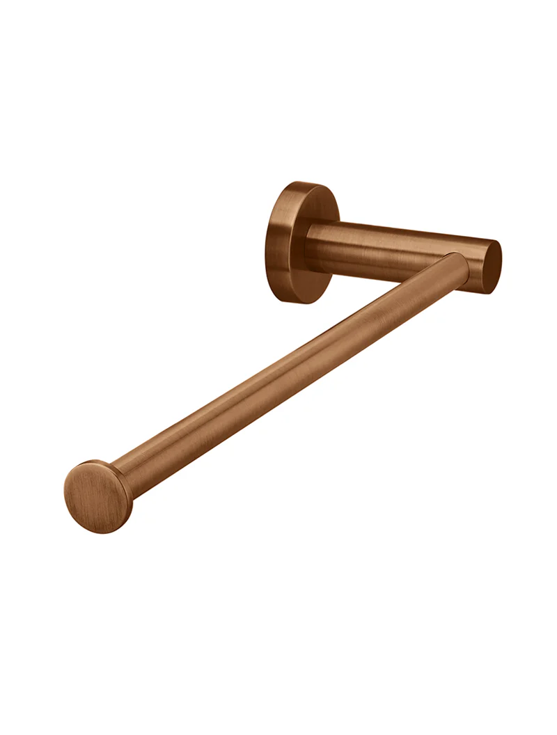 Round Guest Towel Rail - Lustre Bronze - Image 7