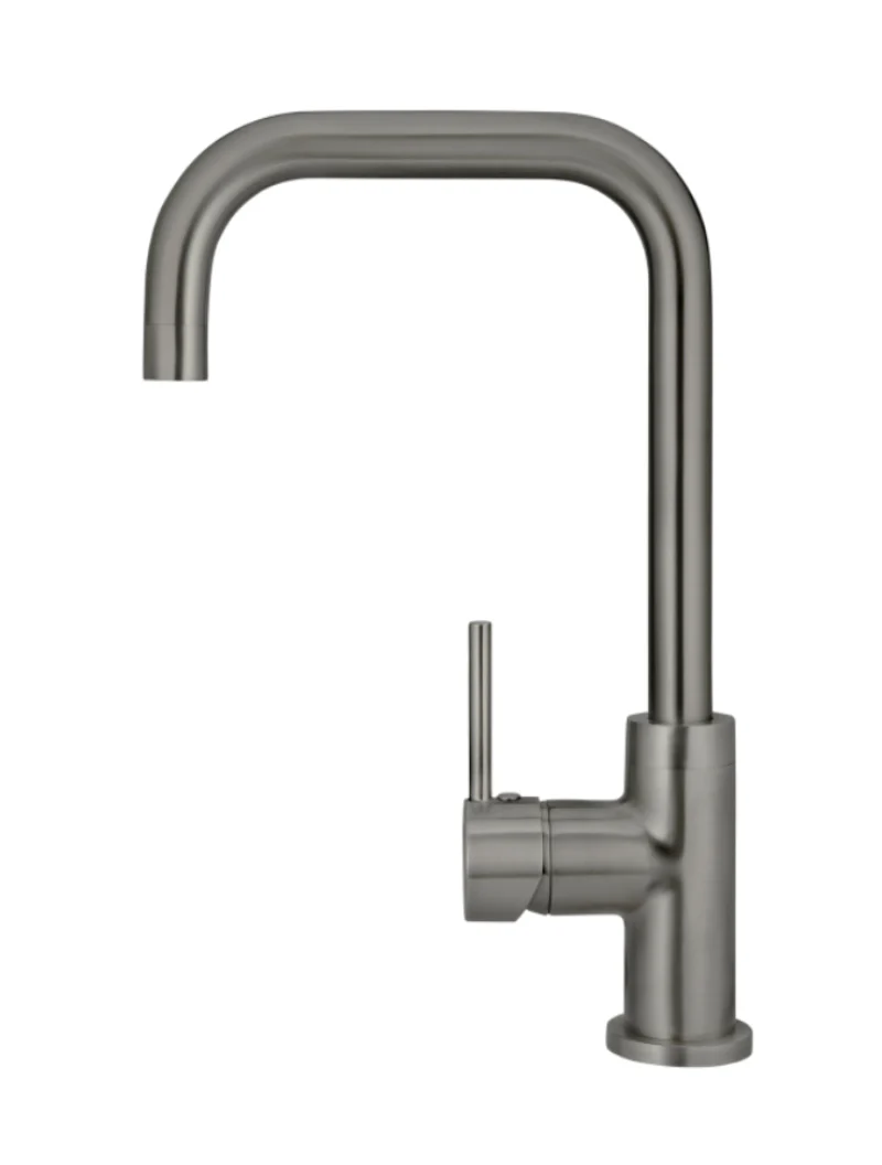 Round Kitchen Mixer Tap - Shadow Gunmetal - Image 2