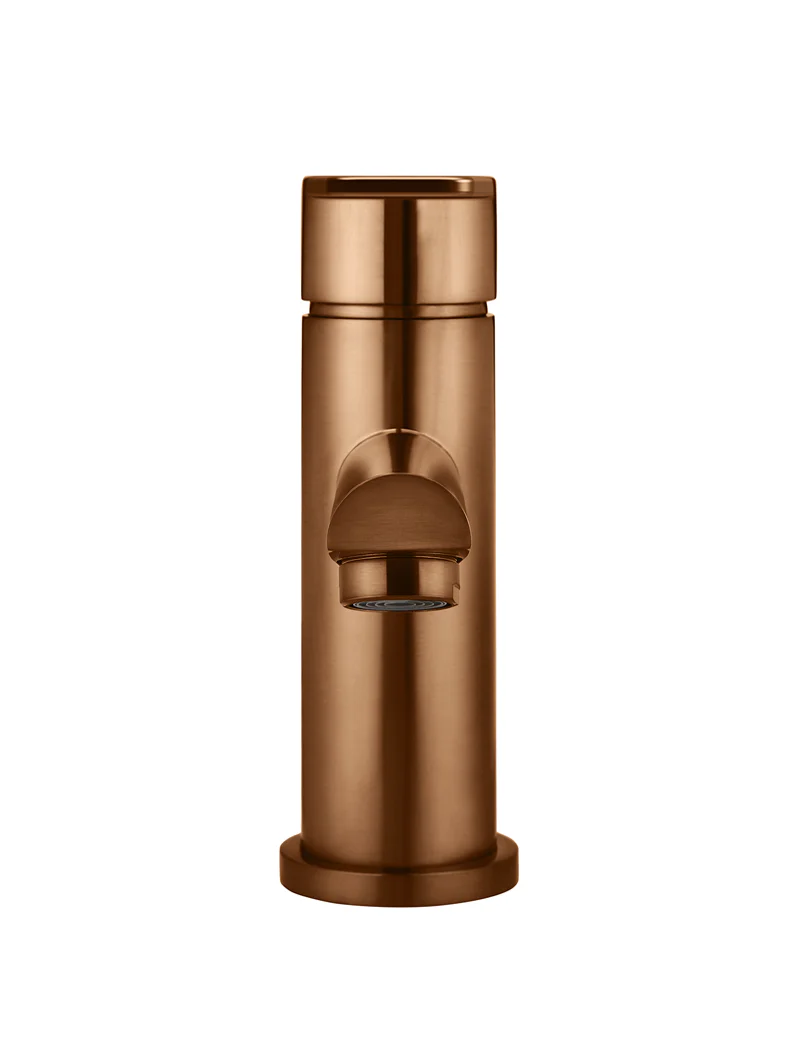 Round Paddle Basin Mixer - Lustre Bronze - Image 4