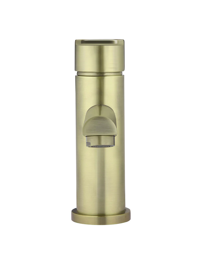 Round Paddle Basin Mixer - PVD Tiger Bronze - Image 3