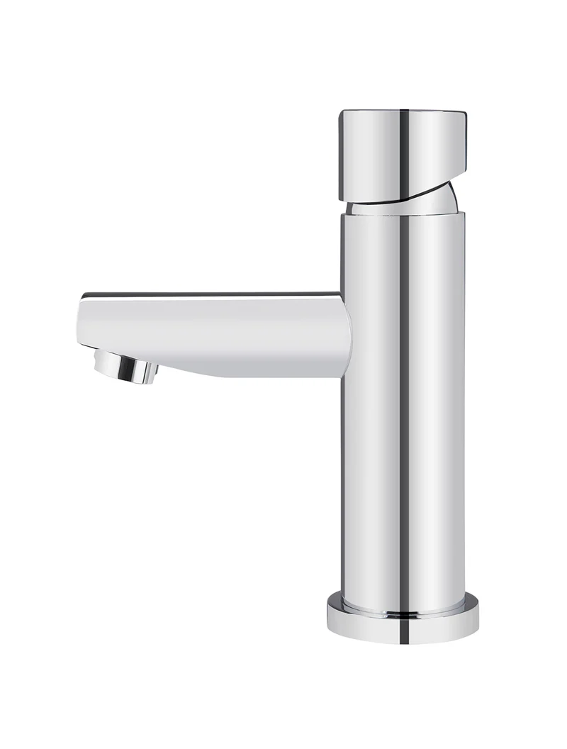 Round Pinless Basin Mixer - Polished Chrome - Image 2