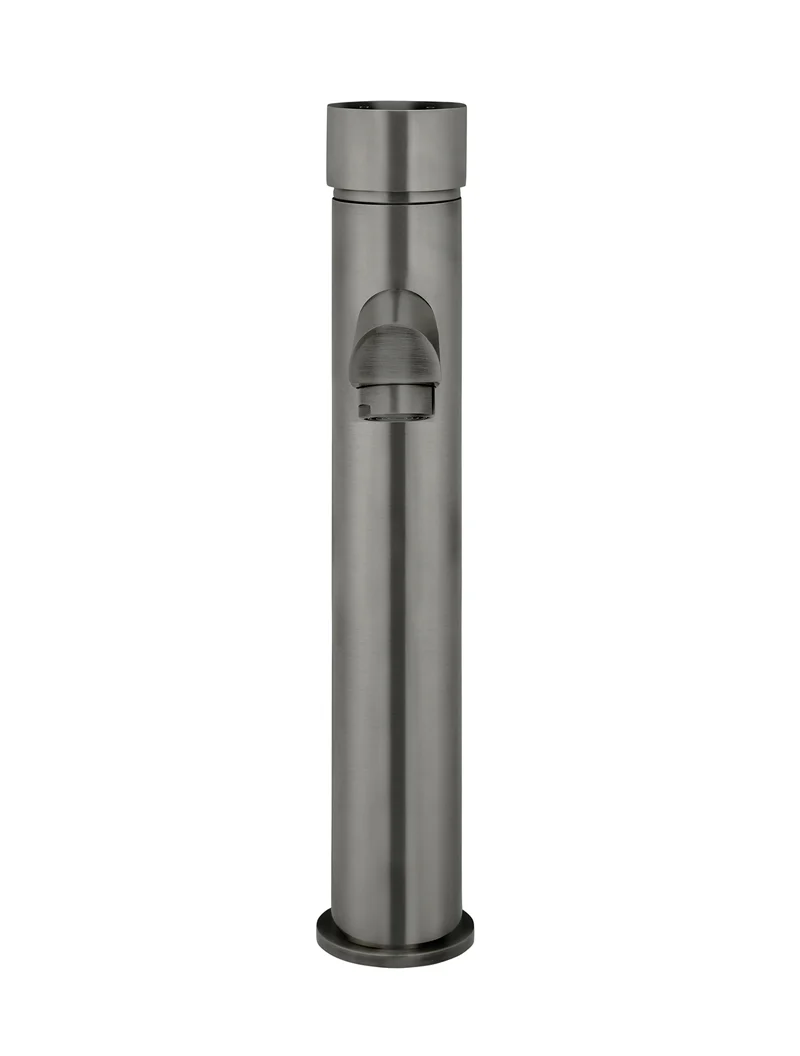 Round Pinless Tall Basin Mixer - Shadow Gunmetal - Image 3