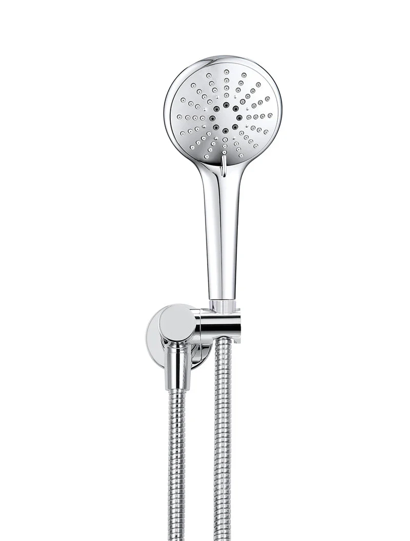 Round Hand Shower on Swivel Bracket - Polished Chrome - Image 2