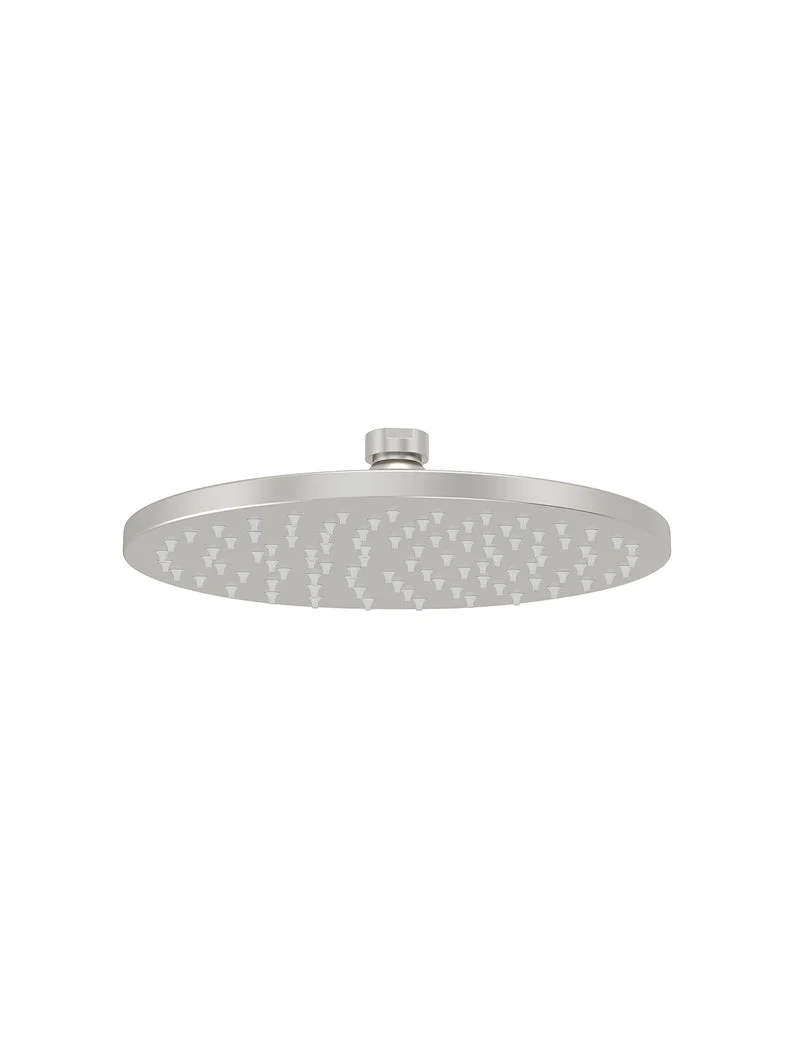 Round Shower Rose 200mm - PVD Brushed Nickel
