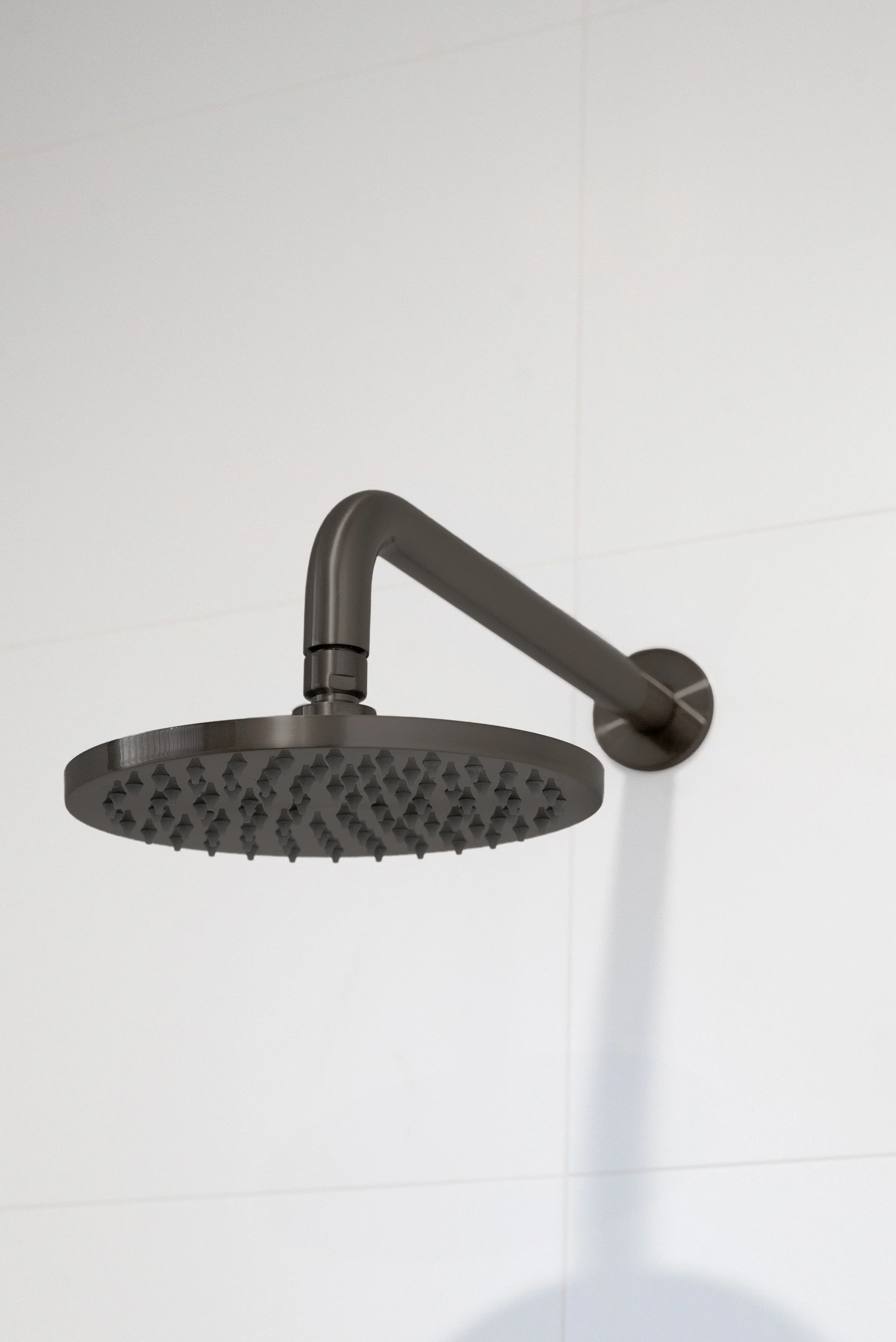 Round Shower Rose 200mm - Shadow Gunmetal - Image 5