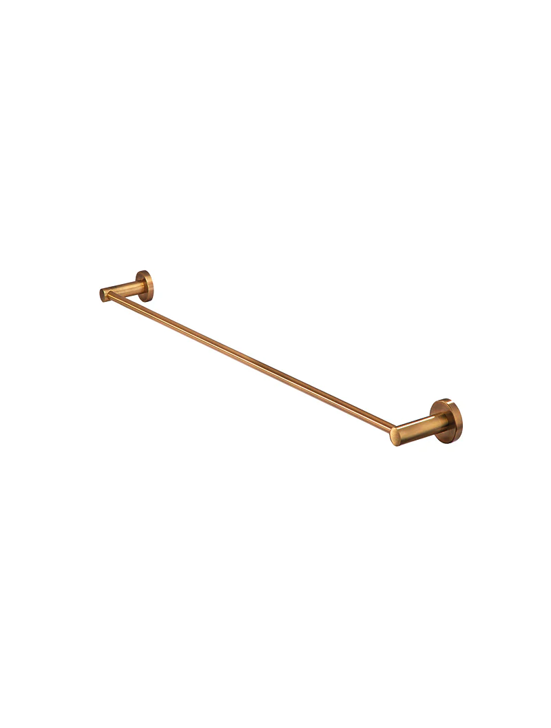 Round Single Towel Rail 600mm - Lustre Bronze - Image 6