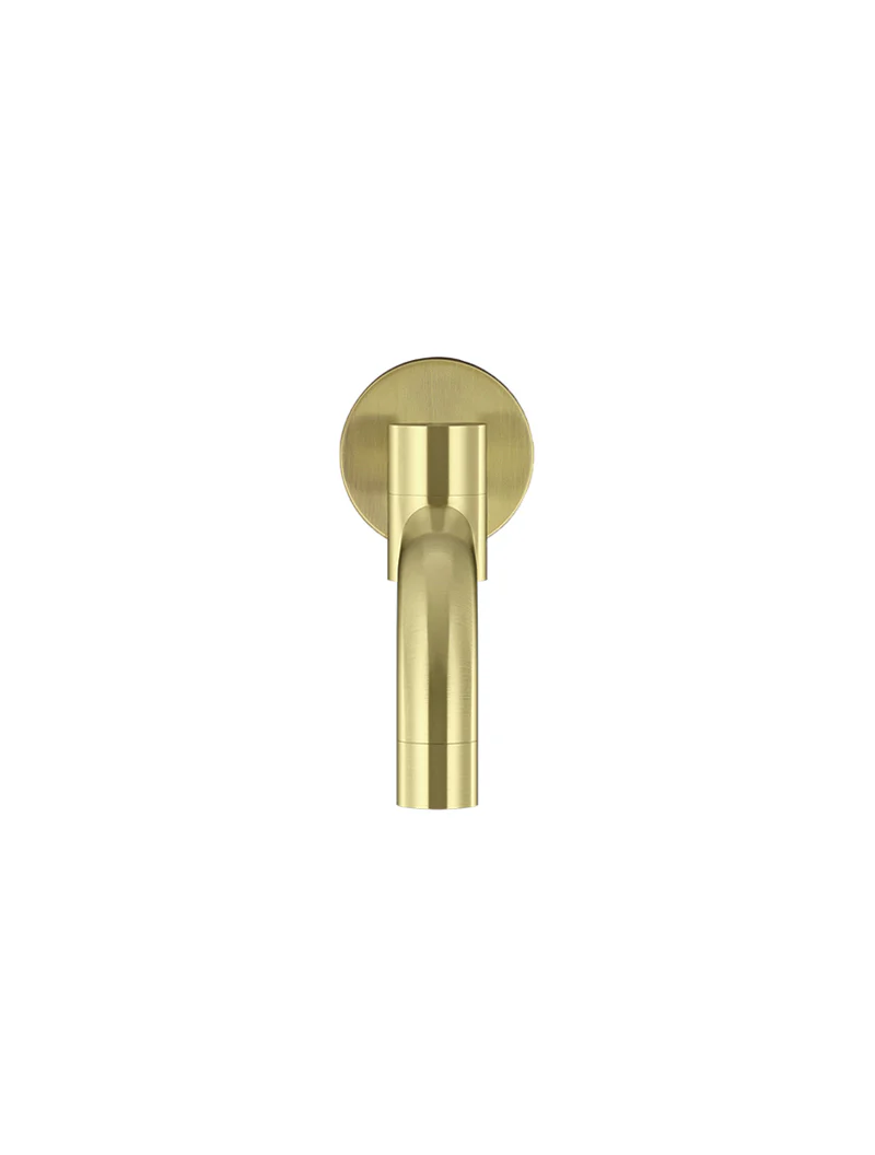 Round Swivel Wall Spout - PVD Tiger Bronze - Image 3