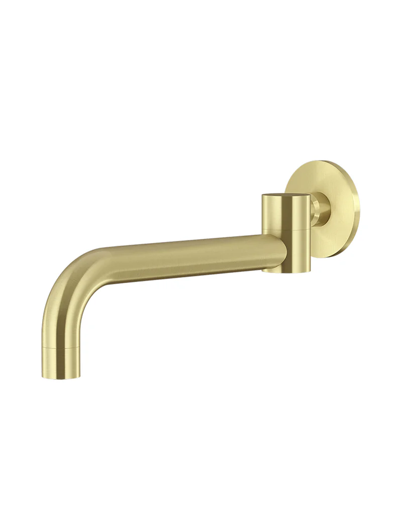 Round Swivel Wall Spout - PVD Tiger Bronze - Image 4
