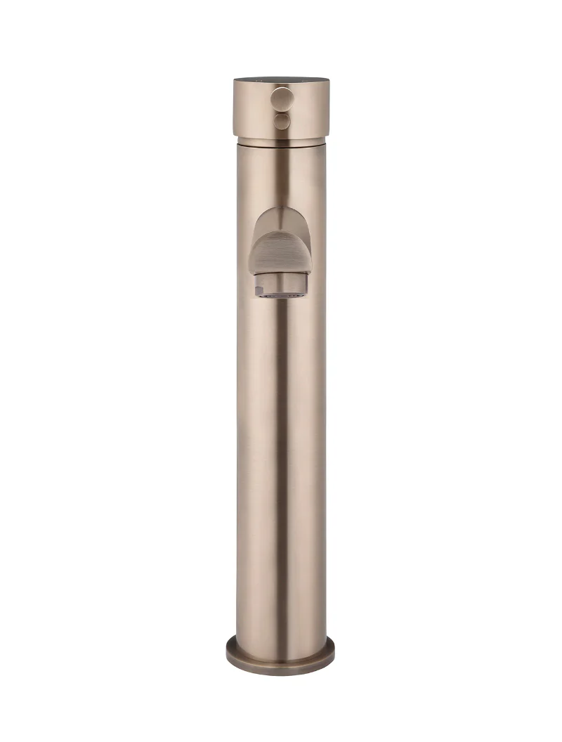 Round Tall Basin Mixer - Champagne - Image 4