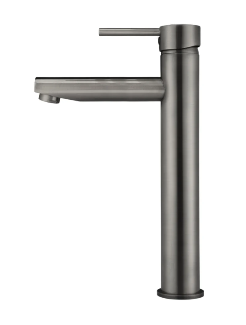 Round Tall Basin Mixer - Shadow Gunmetal - Image 2