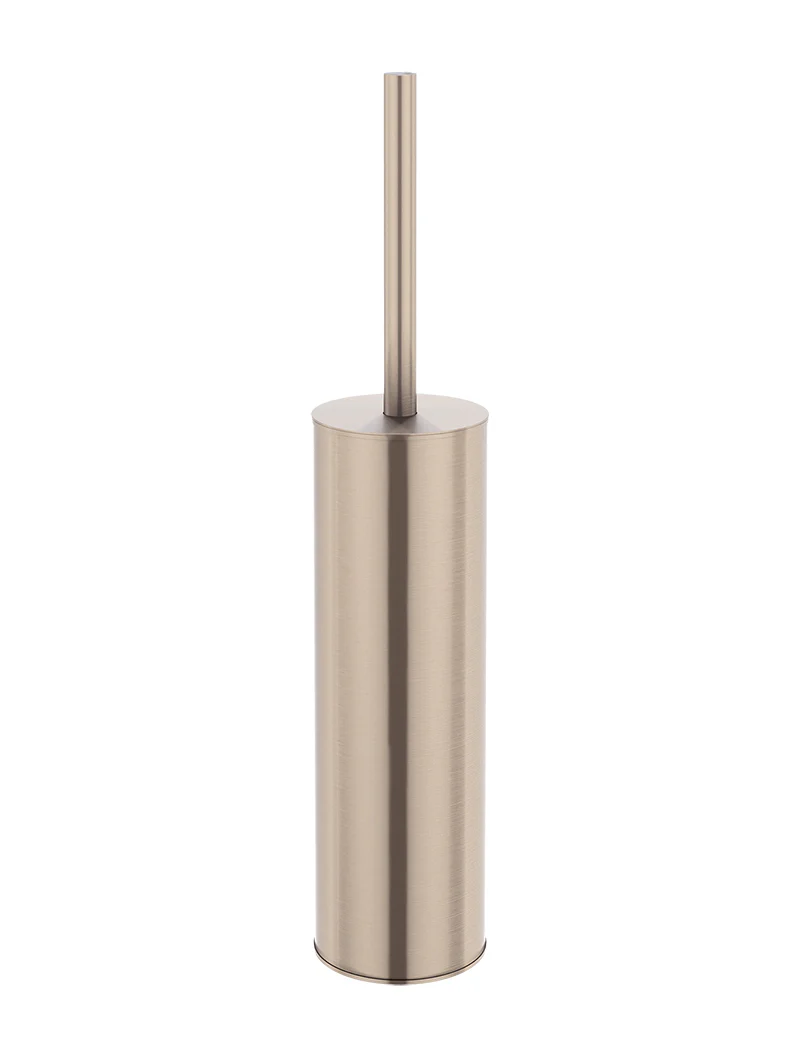 Round Toilet Brush & Holder - Champagne - Image 3