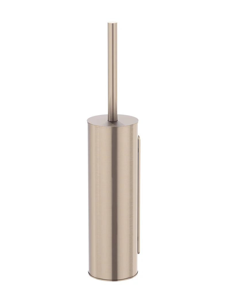 Round Toilet Brush & Holder - Champagne - Image 4