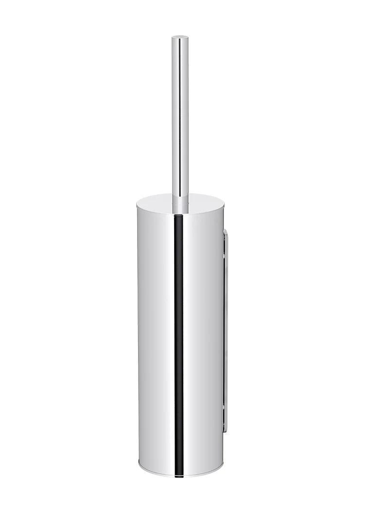 Round Toilet Brush & Holder - Polished Chrome - Image 4