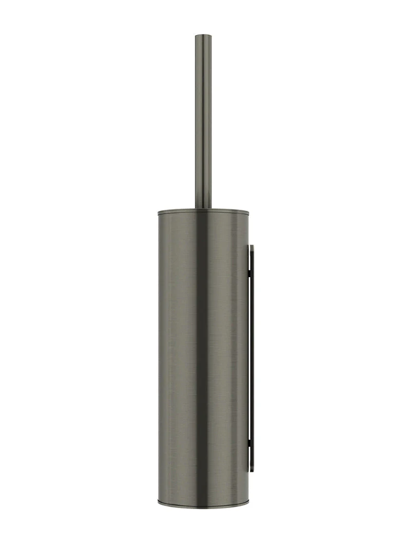 Round Toilet Brush & Holder - Shadow Gunmetal - Image 2