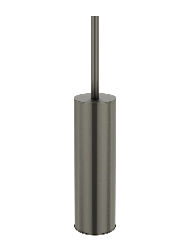 Round Toilet Brush & Holder - Shadow Gunmetal - Image 3