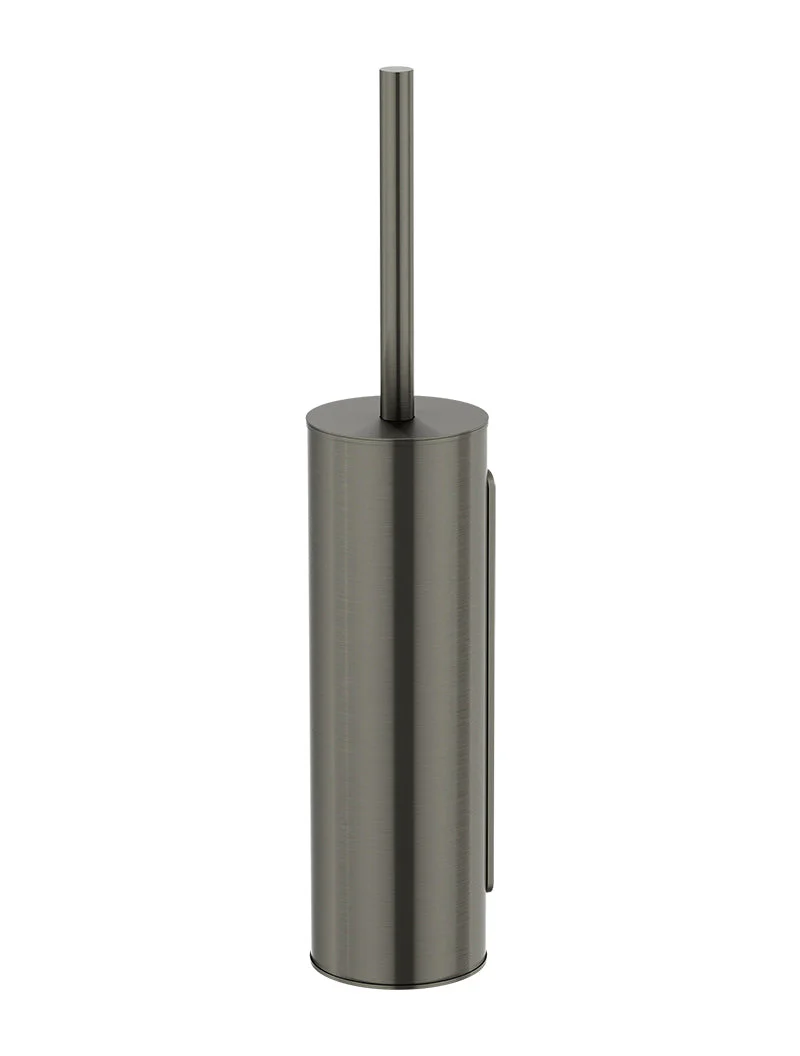 Round Toilet Brush & Holder - Shadow Gunmetal - Image 5
