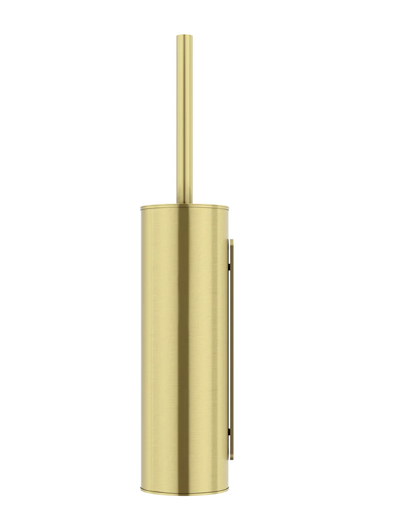 Round Toilet Brush & Holder - PVD Tiger Bronze - Image 2