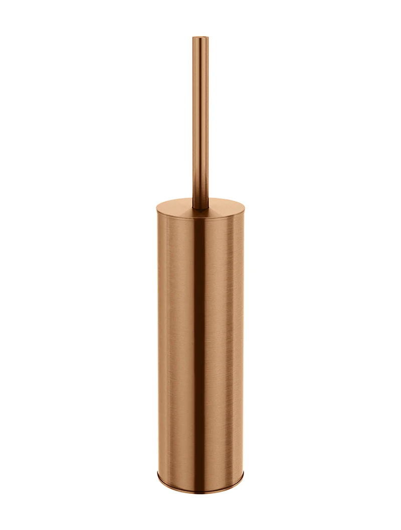 Round Toilet Brush & Holder - Lustre Bronze - Image 4