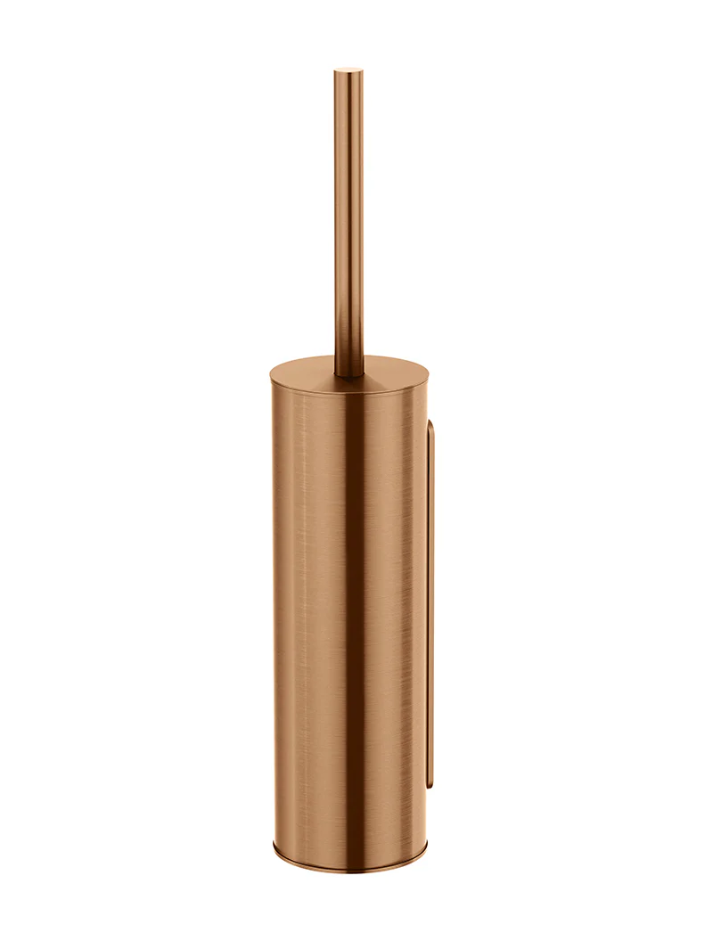 Round Toilet Brush & Holder - Lustre Bronze - Image 5